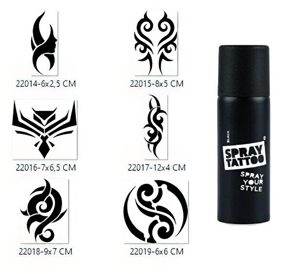 Endeks Ticaret Geçici Dövme, Şablonları