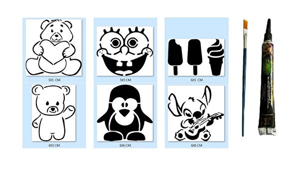 Endeks Ticaret Geçici Dövme, Şablonları