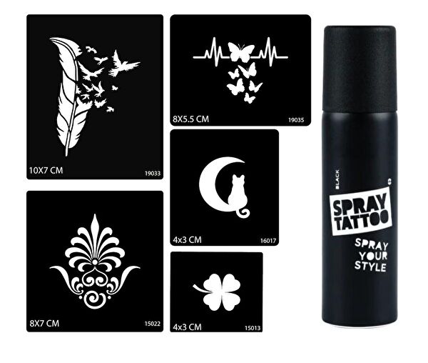 Endeks Ticaret Geçici Dövme, Şablonları