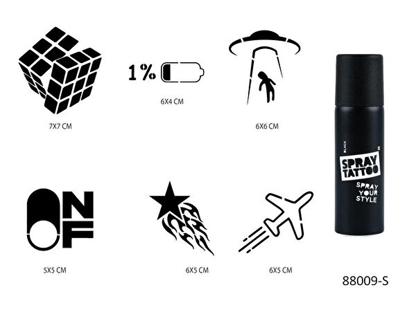 Endeks Ticaret Geçici Dövme, Şablonları