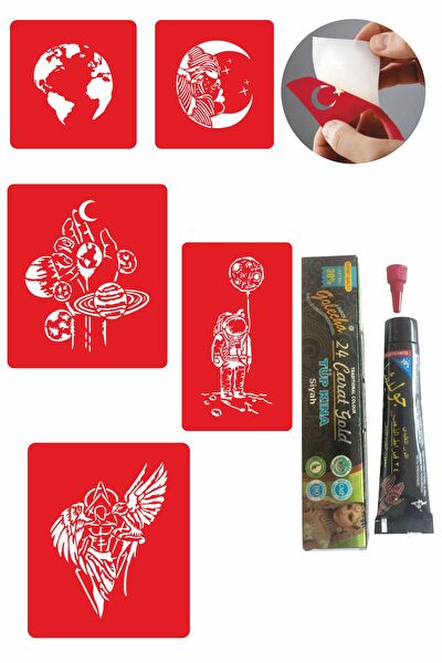 Bir Al Pir Al Geçici Dövme, Şablonları