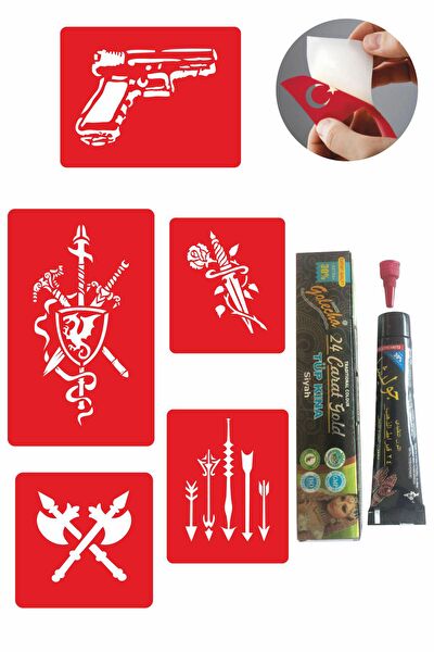 Endeks Ticaret Geçici Dövme, Şablonları