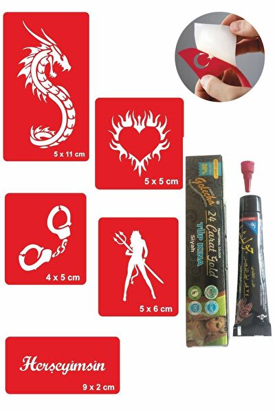 Endeks Ticaret Geçici Dövme, Şablonları