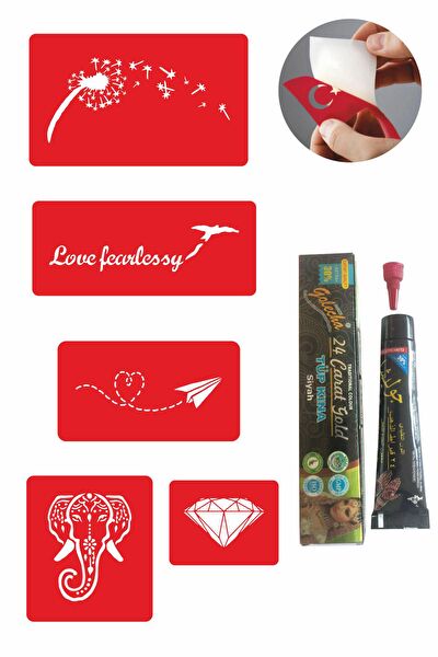 Endeks Ticaret Geçici Dövme, Şablonları