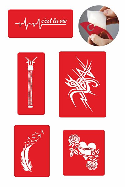 Endeks Ticaret Geçici Dövme, Şablonları