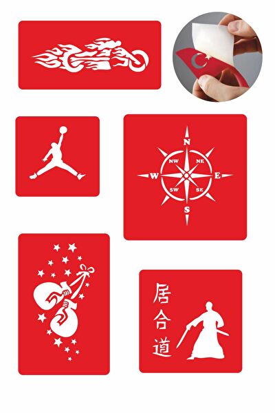 Endeks Ticaret Geçici Dövme, Şablonları