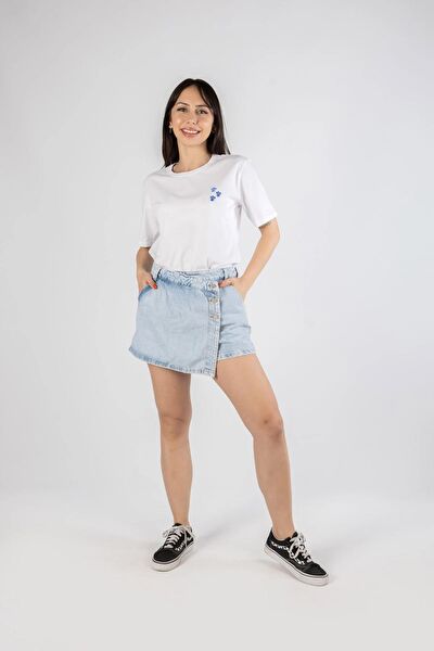 Kutaf Kadın Kot Etek