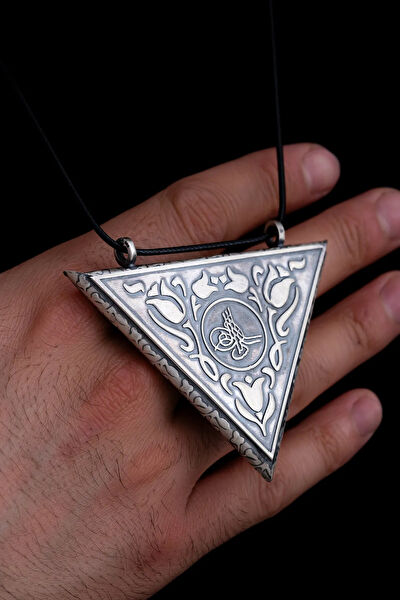 OSMANLI GÜMÜŞ Kolye, Zincir, Künye