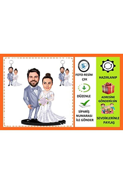 WonderLike Dekoratif Obje, Biblo, Figür