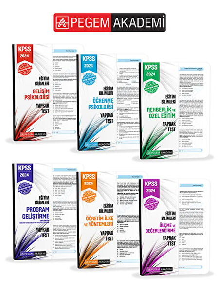 Pegem Akademi Yayıncılık Sınav Hazırlık