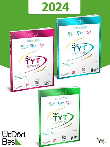 Üç Dört Beş Yayınları Sınav Hazırlık