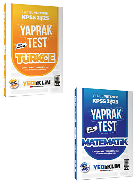 Yediiklim Yayınları Sınav Hazırlık