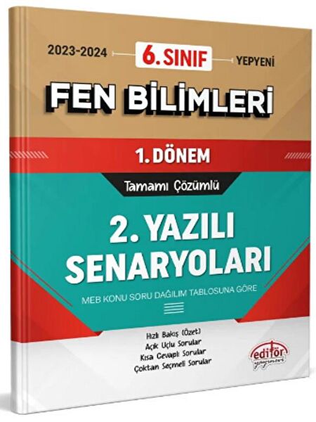 Editör Yayınevi Ders ve Yardımcı Kaynak Kitapları