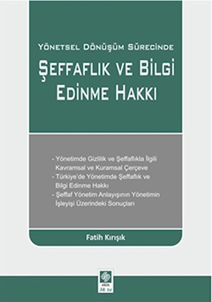Ekin Basım Yayın Akademik Kitaplar