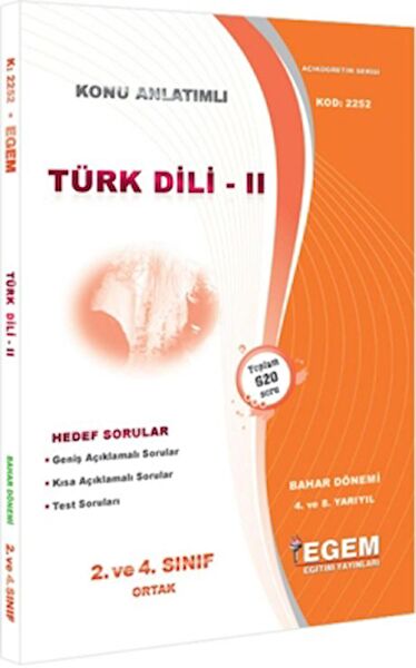 Egem Eğitim Yayınları Açık Öğretim Kitapları ve Setleri