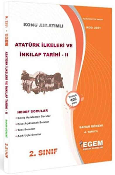 Egem Eğitim Yayınları Açık Öğretim Kitapları ve Setleri