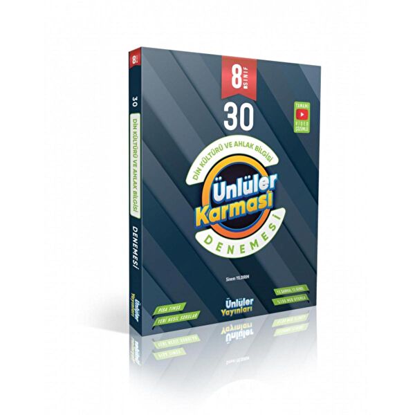 Ünlüler Yayınları Ders ve Yardımcı Kaynak Kitapları