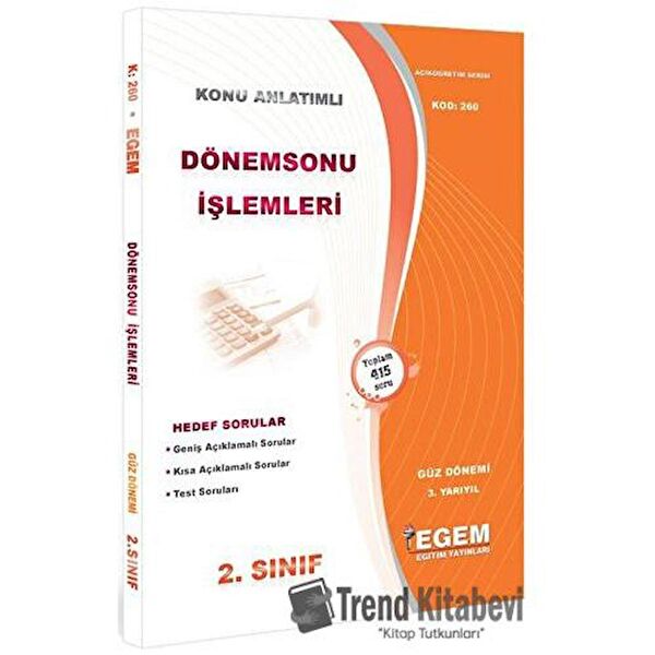 Egem Eğitim Yayınları Sınav Hazırlık