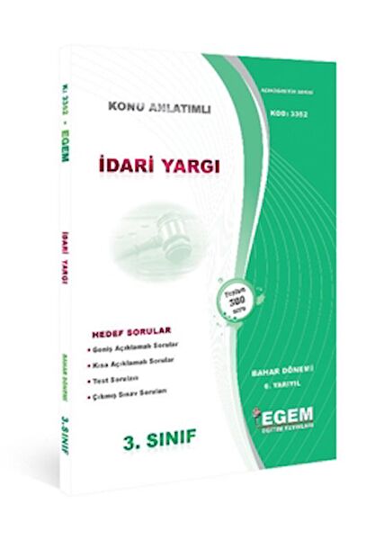 Egem Eğitim Yayınları Sınav Hazırlık