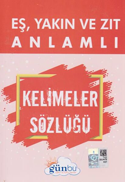 Günbu Eğitim ve Kültür Yayınları Sözlük ve İmla Kılavuzları