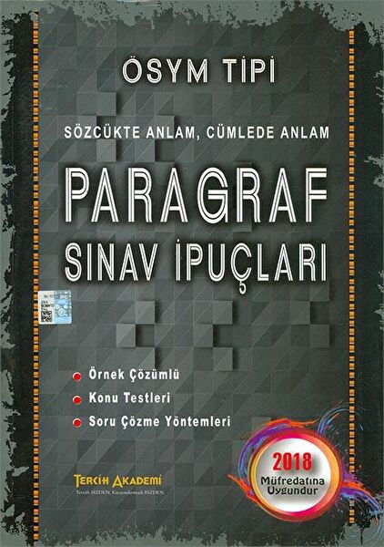 Tercih Akademi Yayınları Sınav Hazırlık