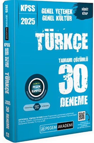 Pegem Akademi Yayıncılık Sınav Hazırlık