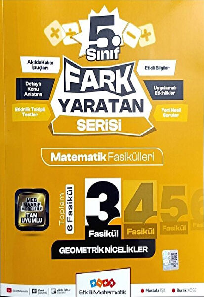 Etkili Matematik Yayınları Ders ve Yardımcı Kaynak Kitapları
