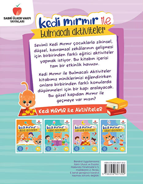 Sabri Ülker Vakfı Aktivite ve Zeka Gelişim Kitapları