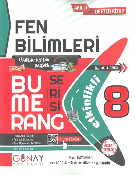 Günay Yayınları Ders ve Yardımcı Kaynak Kitapları