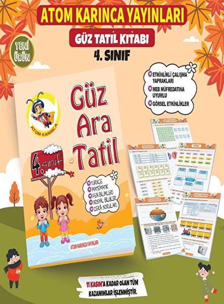 Atom Karınca Yayınevi Ders ve Yardımcı Kaynak Kitapları