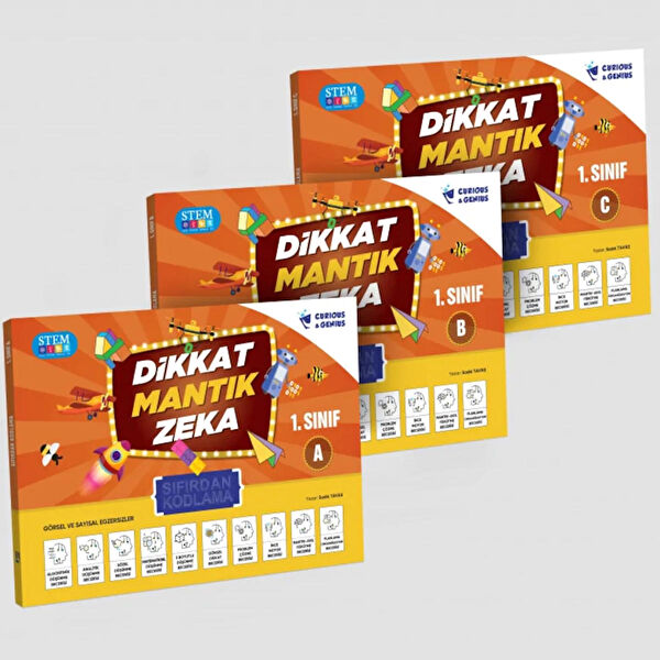 Curious & Genius Aktivite ve Zeka Gelişim Kitapları