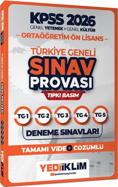 Yediiklim Yayınları Sınav Hazırlık Kitapları