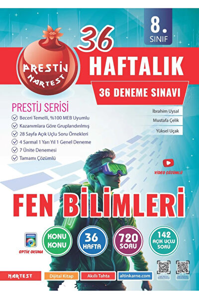 Nartest Yayınevi Ders ve Yardımcı Kaynak Kitapları