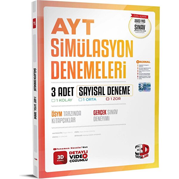 3D Yayınları Sınav Hazırlık