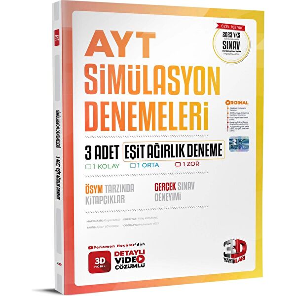 3D Yayınları Sınav Hazırlık