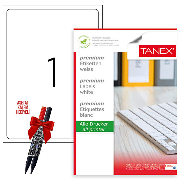 Tanex Etiket, Sticker