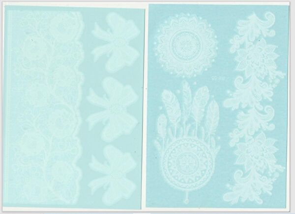 Endeks Ticaret Geçici Dövme, Şablonları