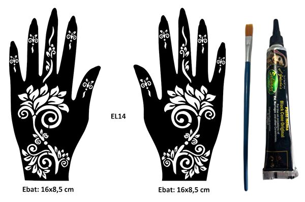 Airbrush Tattoo Geçici Dövme, Şablonları