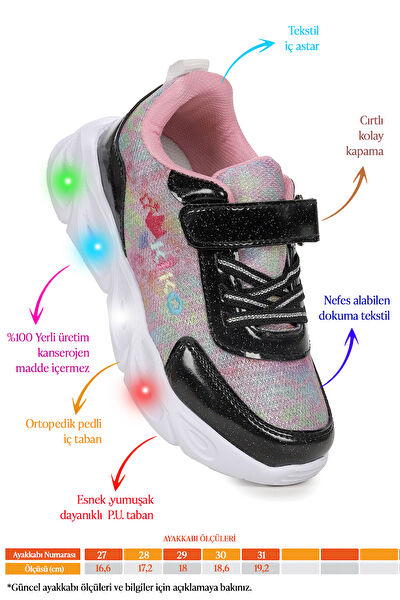Kiko Kids Kız Çocuk Spor Ayakkabı, Sneaker