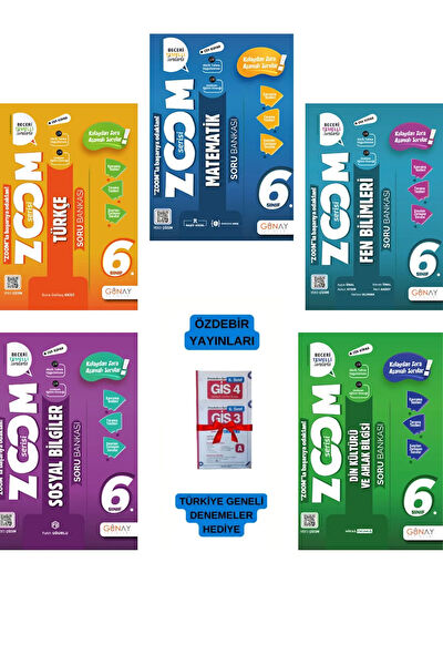 Günay Yayınları Ders ve Yardımcı Kaynak Kitapları