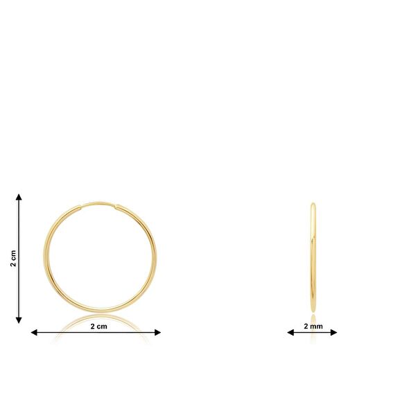 Diamond Line-Gülaylar Altın Küpe