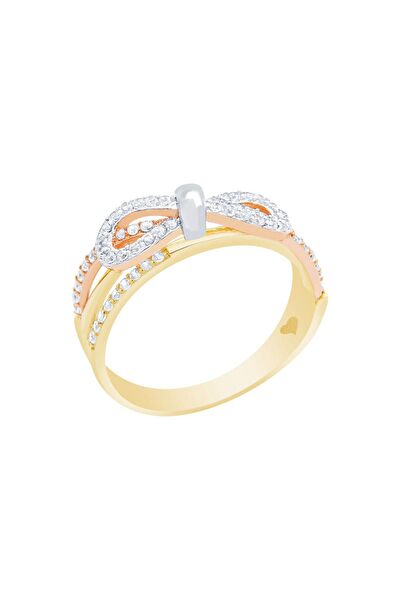 Diamond Line-Gülaylar Altın Yüzük