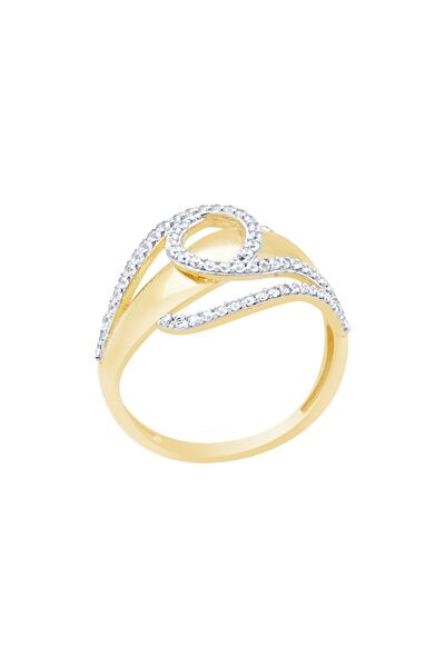 Diamond Line-Gülaylar Altın Yüzük
