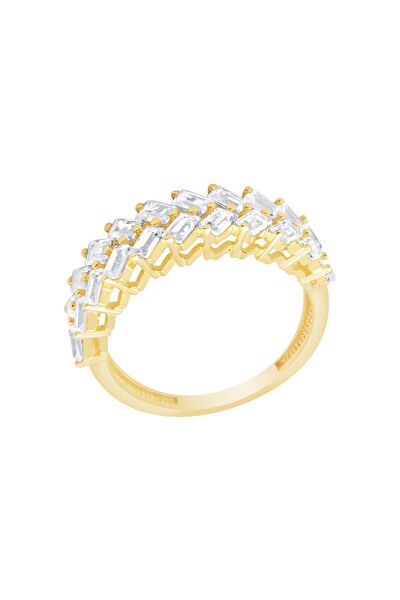 Diamond Line-Gülaylar Altın Yüzük