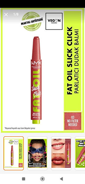 Nyx Professional Makeup Dudak Parlatıcı