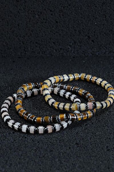 Ssilhoutte Doğaltaş Erkek Bileklik