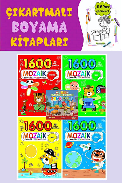 0-6 Yaş Yayınları Aktivite ve Zeka Gelişim Kitapları