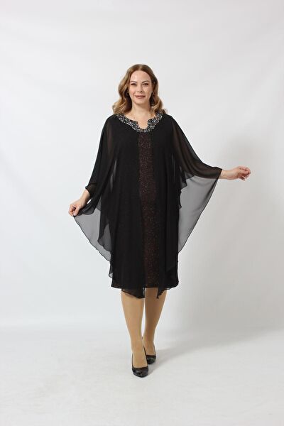 Moda berray Büyük Beden Abiye Elbise