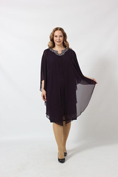 Moda berray Büyük Beden Abiye Elbise