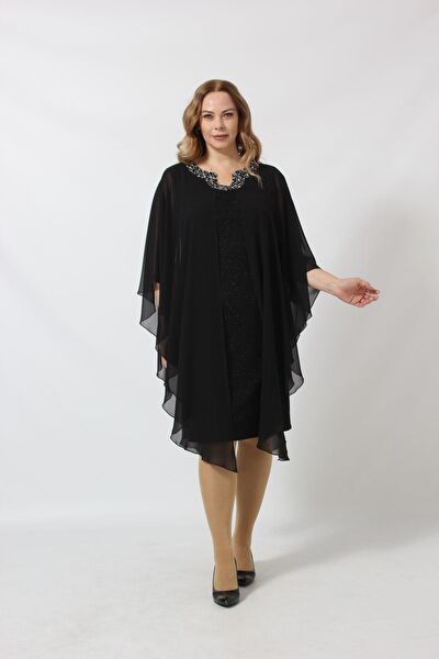 Moda berray Büyük Beden Abiye Elbise